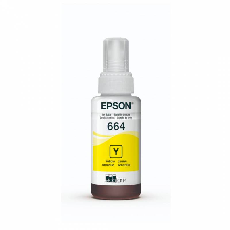Botella De Tinta Original Epson T664420 Amarillo