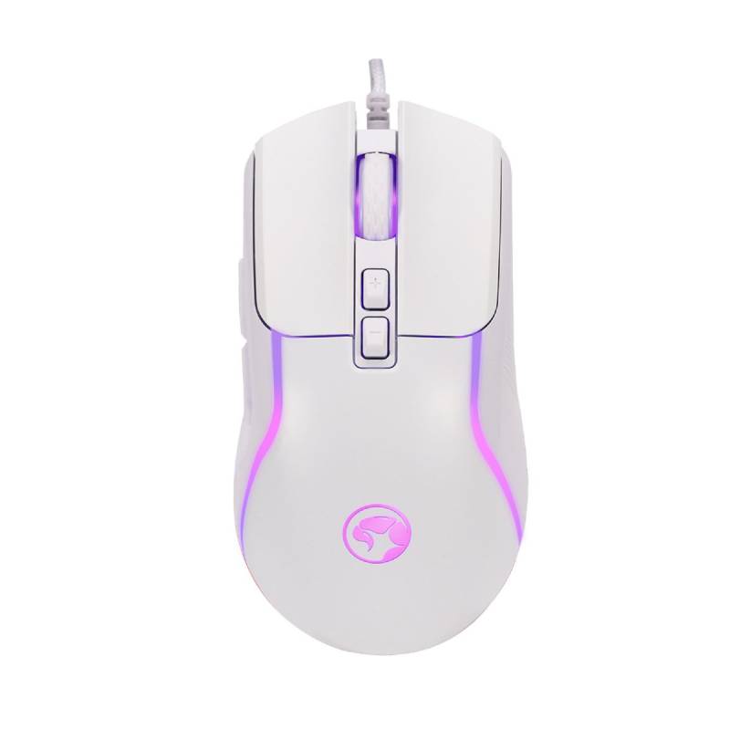 Mouse M292Wh Marvo Óptico Gaming Blanco