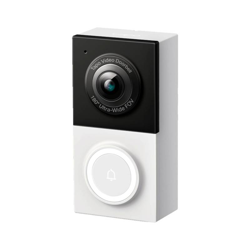 Timbre Con Video Tapo D130 Tp-Link Wifi 2K Blanco Y Negro