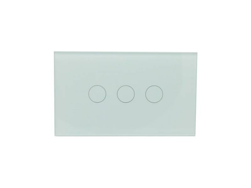 Interruptor De Luz Inteligente Bsmart X3 Wifi Tuya Blanco.