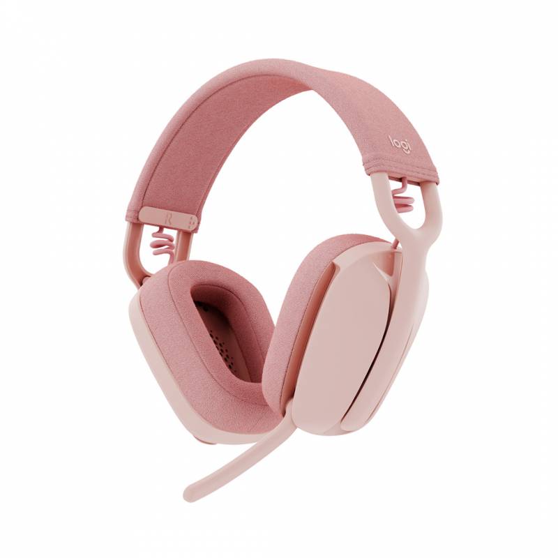 Auriculares Logitech 981-001218 Zone Vibe 100 Off, Rose  Bluetooth