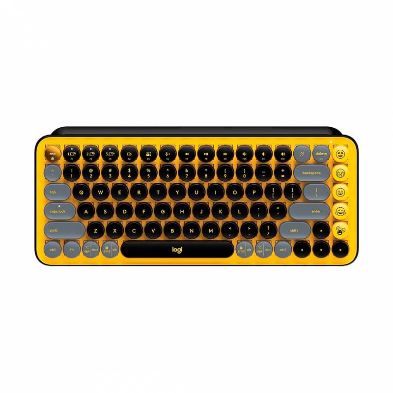 Promo Teclado Inalambrico Logitech Pop Key Amarillo/Negro