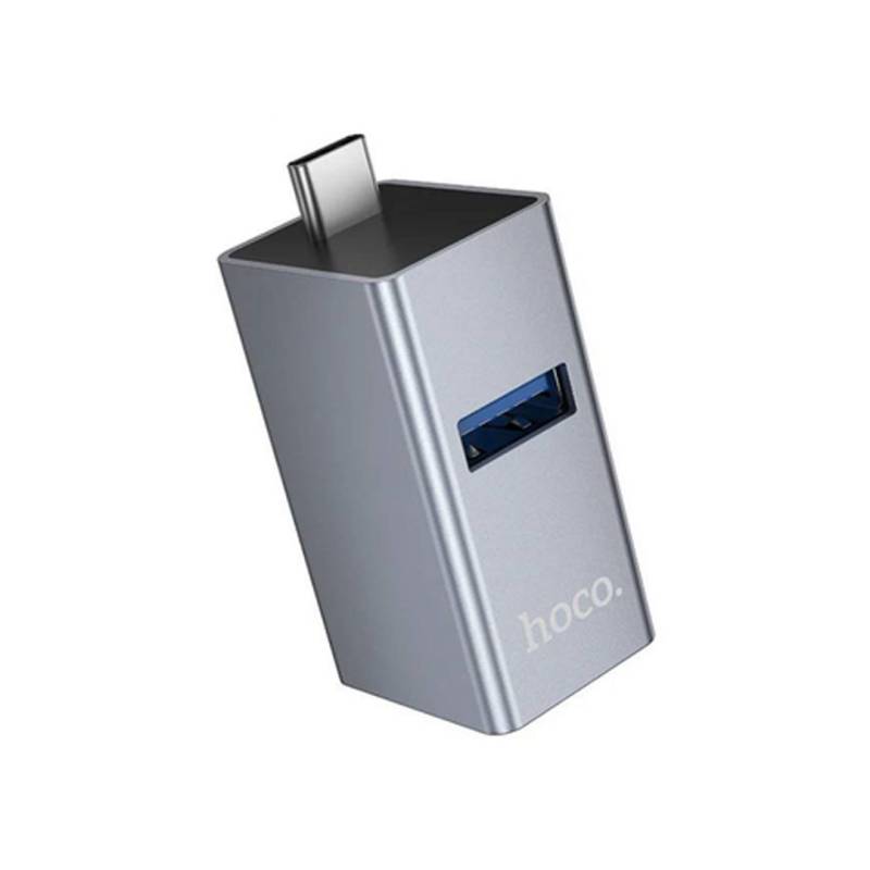 Hub Hb54A 189321 Hoco 3 En 1 Usb-C A Hdmi Usb-A Usb-C Pd Gris Metal