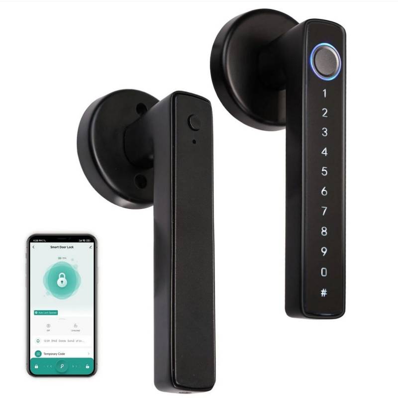 Cerradura Inteligente Bdl-Snm10 Bdl-Snm10-Bk-Ms Moes Bluetooth Negra.