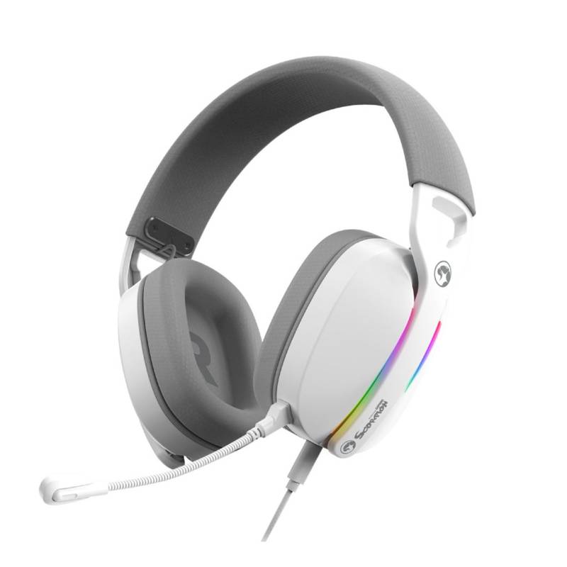 Auricular Hg9086Wh Hg9086Wh Marvo Pulz 70S 7.1 Rgb Blanco