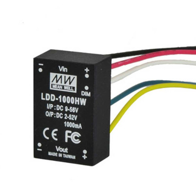 Driver Led Mean Well Ldd-1000Hw 52W 1000Ma Dc-Dc Corriente Constante Pwm Ip67