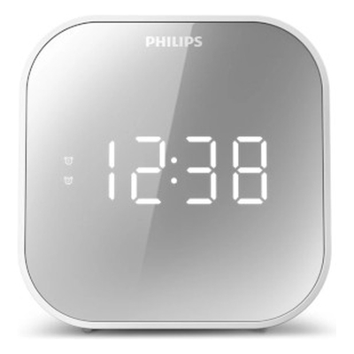 Radio Reloj Philips Tar4406/37 Fm Digital Con Doble Alarma Y Cargador Usb