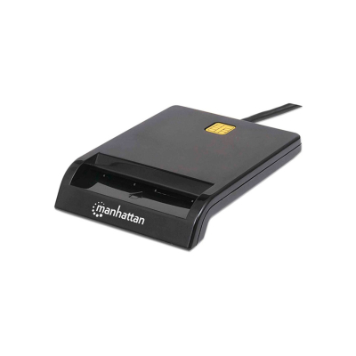 Lector De Tarjetas Inteligentes Manhattan Con Combo De Conectores Usb-C / Usb-A
