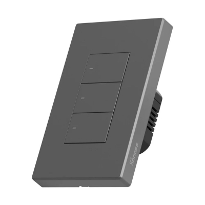 Interruptor Inteligente M5-120 6920075743760 Sonoff Matter Wi-Fi Gris 3 Gang