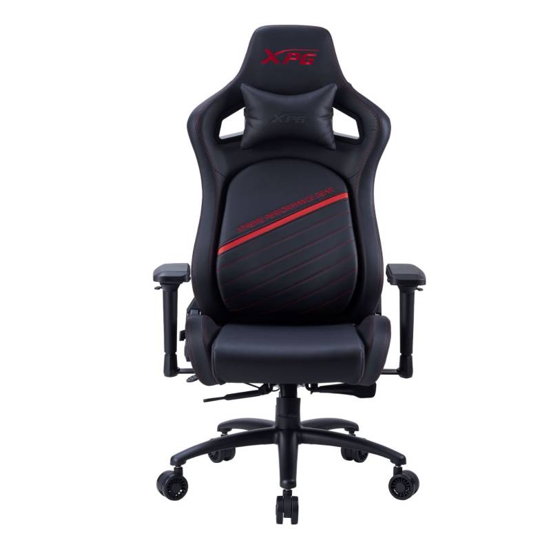Silla Gamer Xpg Nexus Plus Negro/Rojo Soporte Lumbar Dinámico Apoyabrazos 4D Reclinable 155°