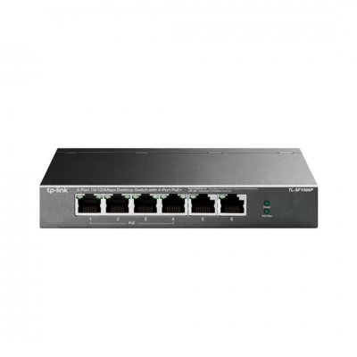 Switch Tp-Link Sf1006P 6 Puertos 10/100 4 Poe+