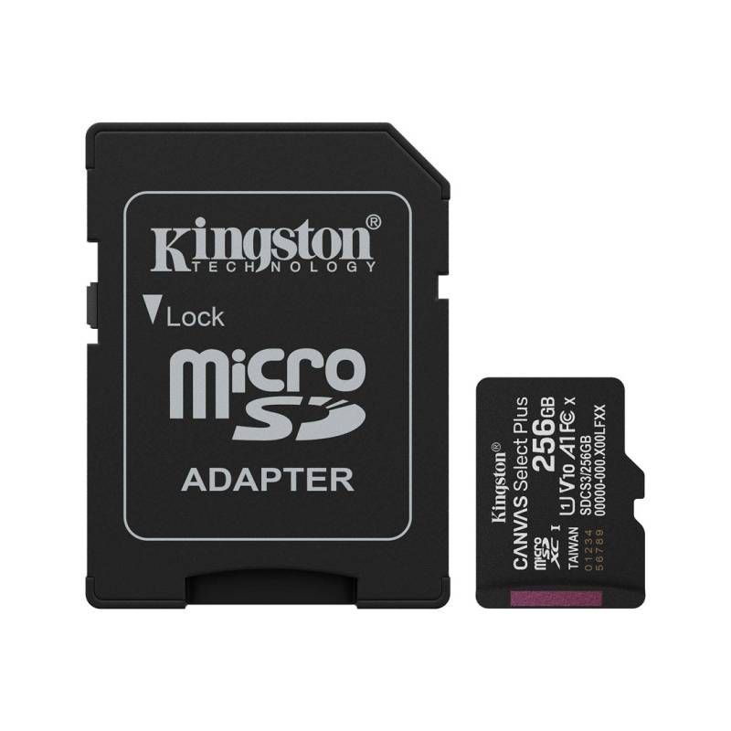 Micro Kingston Sdxc 256Gb Canvas Plus