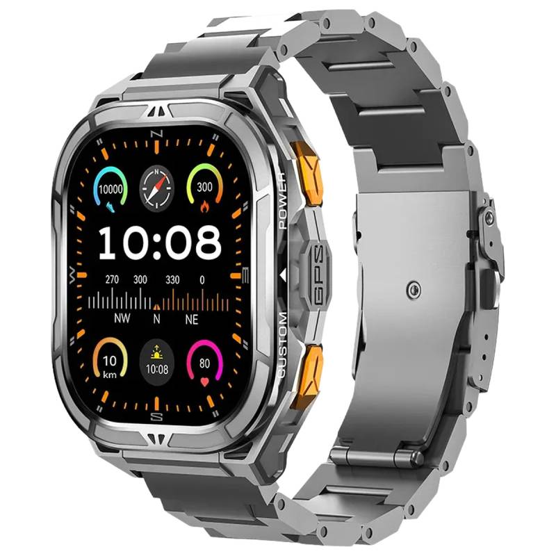 Smartwatch Cubot Gt3 1,96 Amoled Bluetooth 5.3 Gps 5Atm Gris