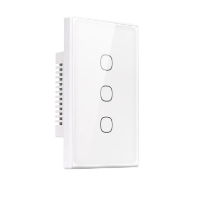Interruptor Inteligente T6-3C-120M 6920075743418 Sonoff Matter Wi-Fi Blanco 3 Gang
