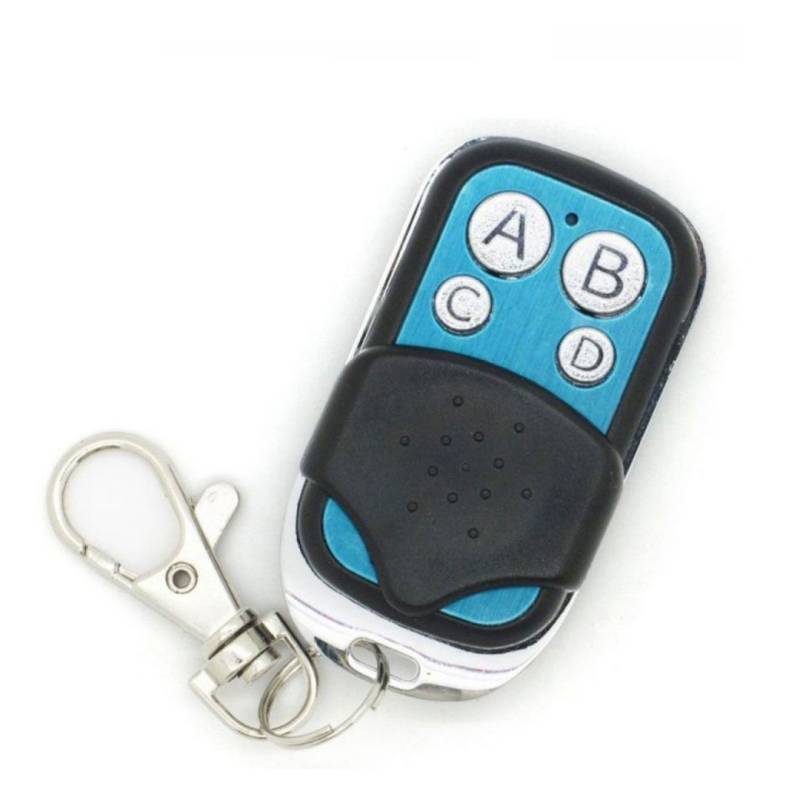 Control Remoto 4 Canales Rf 433 Mhz Im121218034 Sonoff Negro Y Plata.