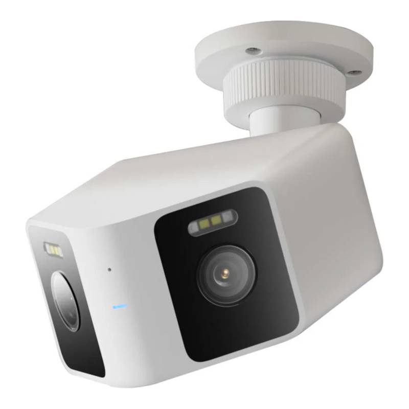 Cámara De Seguridad Exterior Xiaomi Cw100 Dual 2K 3Mp Doble Lente Wi-Fi 6 Visión Nocturna Ip66 Blanca