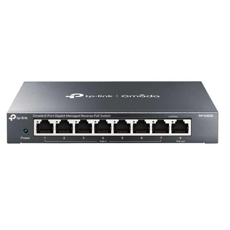 Switch De Escritorio Tp-Link Ts-Rp108Ge 8 Puertos Gigabit Poe