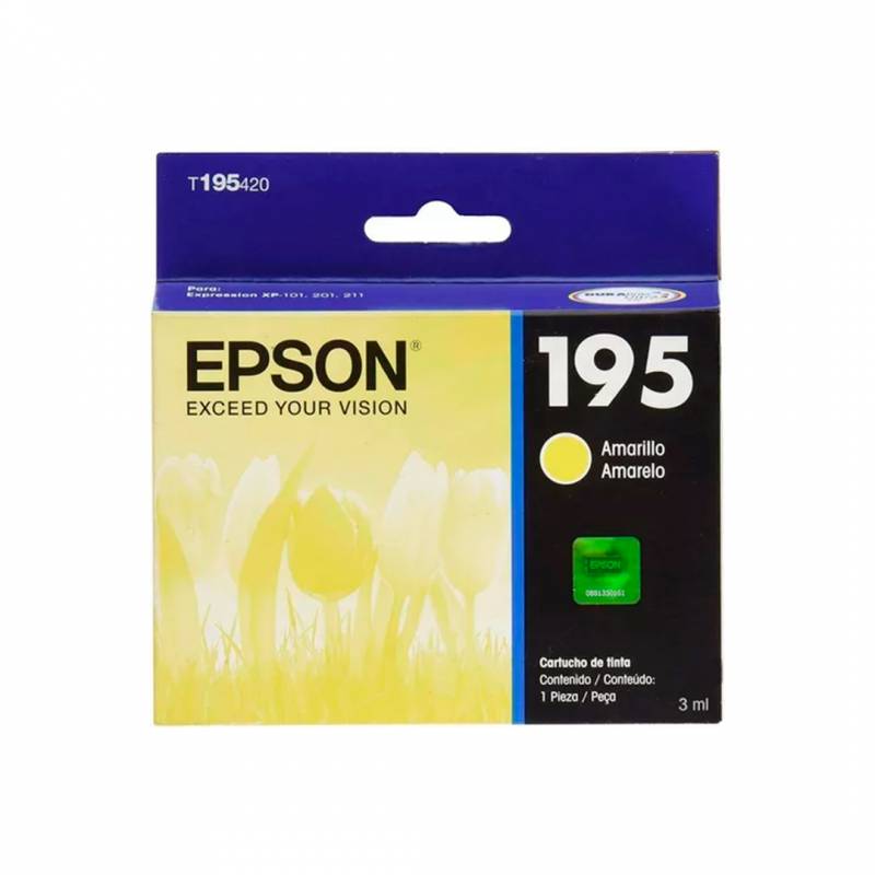 Cartucho De Tinta Epson Original T195420 Amarillo
