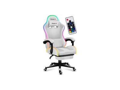 Silla Gamer Huzaro Hz-Force 4.7 Rgb Blanco.