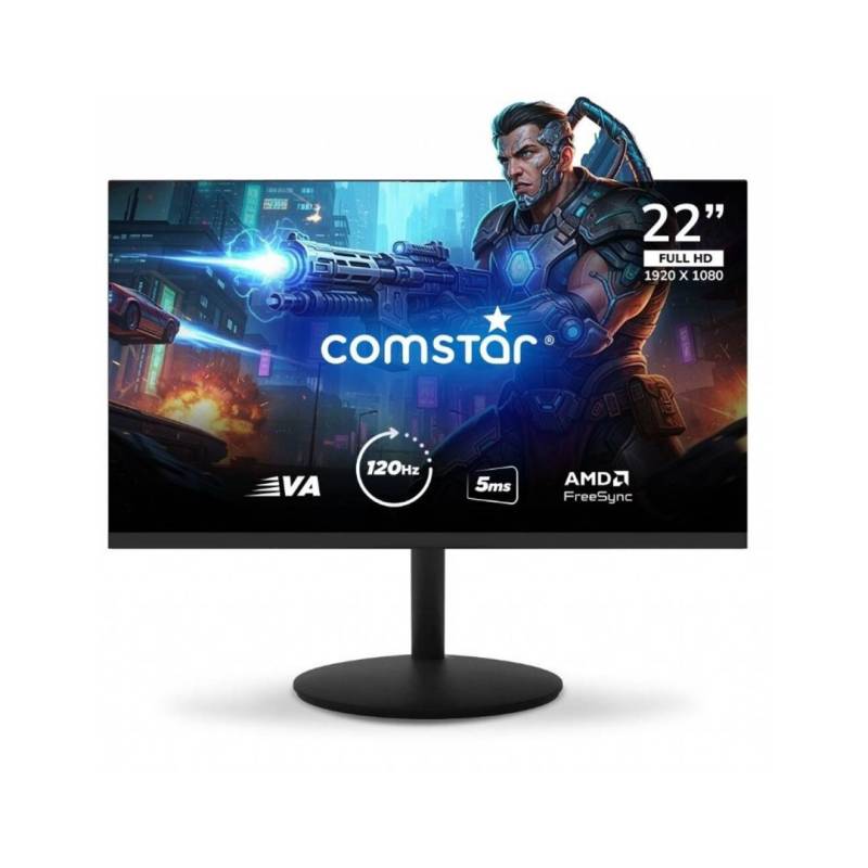 Monitor Gamer Mcsf.22Pf.120H Comstar 22 Va Fhd 120 Hz Negro