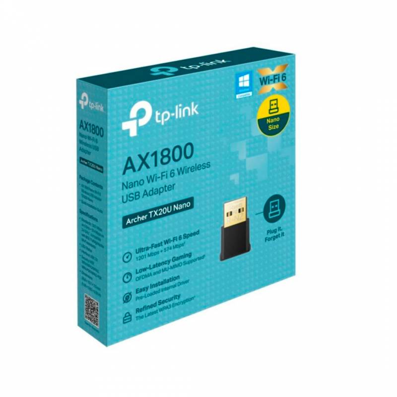 Adaptador Usb Tp-Link Tx20U Ax1800Wifi 6