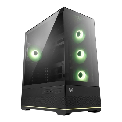 Gabinete Mid Tower Mag Pano 130R Pz Msi Negro