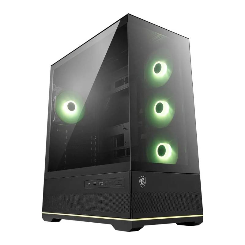 Gabinete Mid Tower Mag Pano 130R Pz Msi Negro