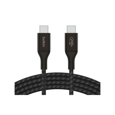Cable Usb-C A Usb-C Cab015Bt2Mbk Belkin 2M Black Braided 240W