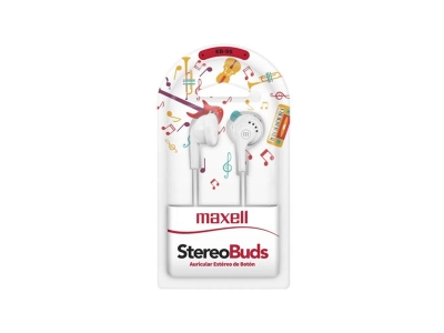 Auriculares Maxell Eb-95 - Stereo Blanco