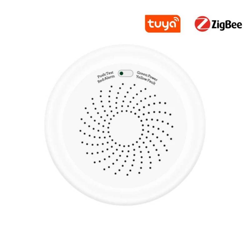 Detector De Gas Mir-Ga100-Ty Mir-Ga100-Ty Oem Sensor Zigbee 3.0 Blanco.