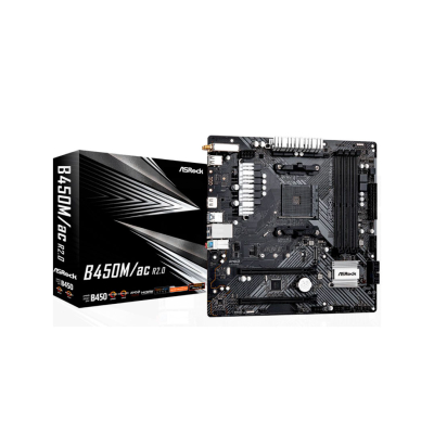 Motherboard B450M/Ac R2.0 90-Mxbef0-A0Uayaz Asrock