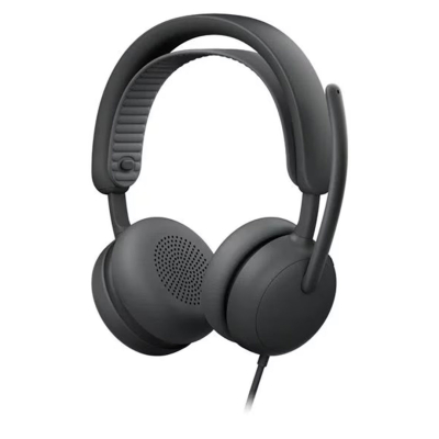 Headset Zone Wired 2 981-001632 Logitech Usb-C/Usb-A Con Cancelación De Ruido Negro