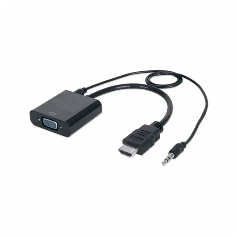 Adaptador Hdmi (M) A Vga (H) C/Audio