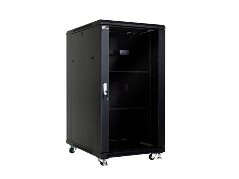 Vf-Rack Piso Negro 22U 600X800 P/Vidrio