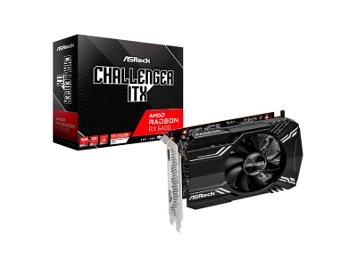Tarjetas De Video  Asrock Amd Rx 6400 Challenger 4Gb Gddr6.