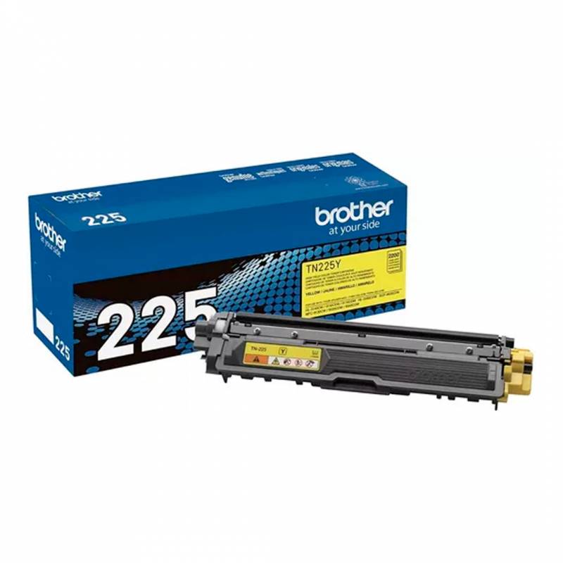 Toner Brother Original Tn225Y Amarillo. Rendimiento 2.200 Copias.