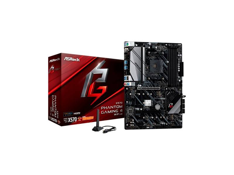 Motherboard Asrock X570 Phantom Gaming 4 Wifi Am4.