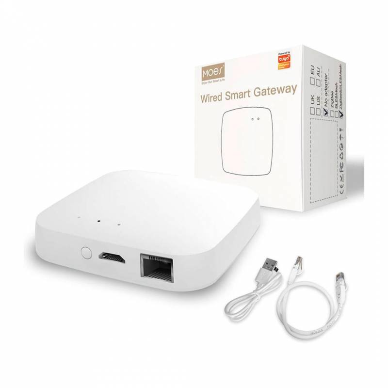 Smart Gateway Hub Zigbee Cableado Rj45 Moes