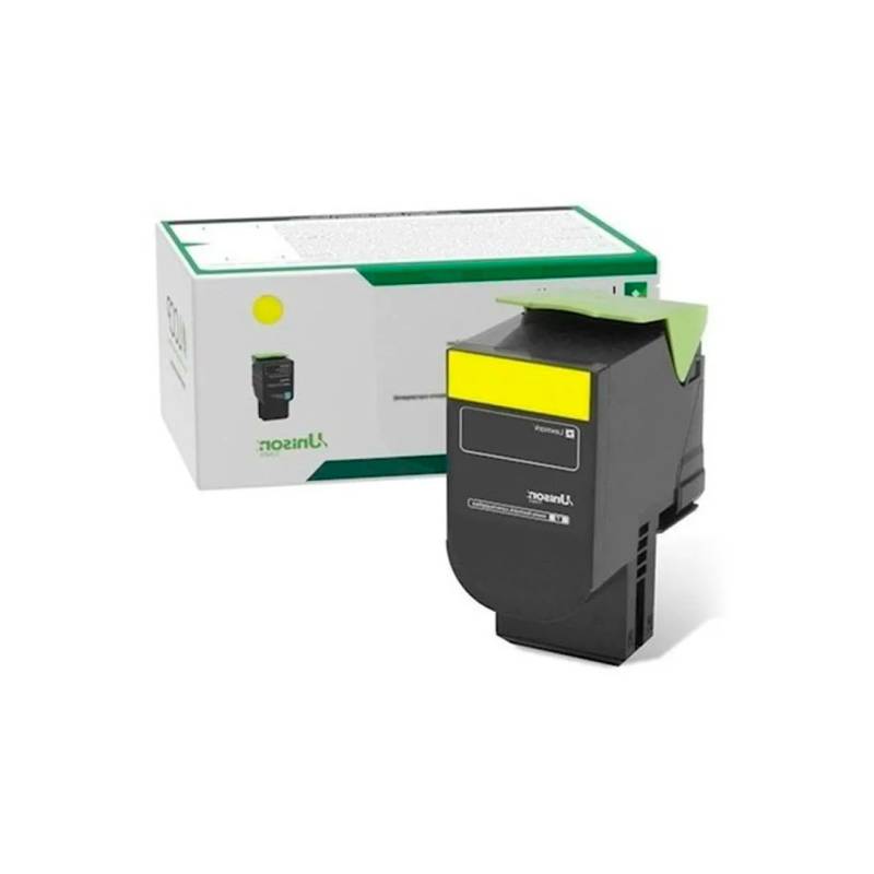 Toner Original Lexmark 71C80Y0 Amarillo. Rendimiento 5.000 Copias.