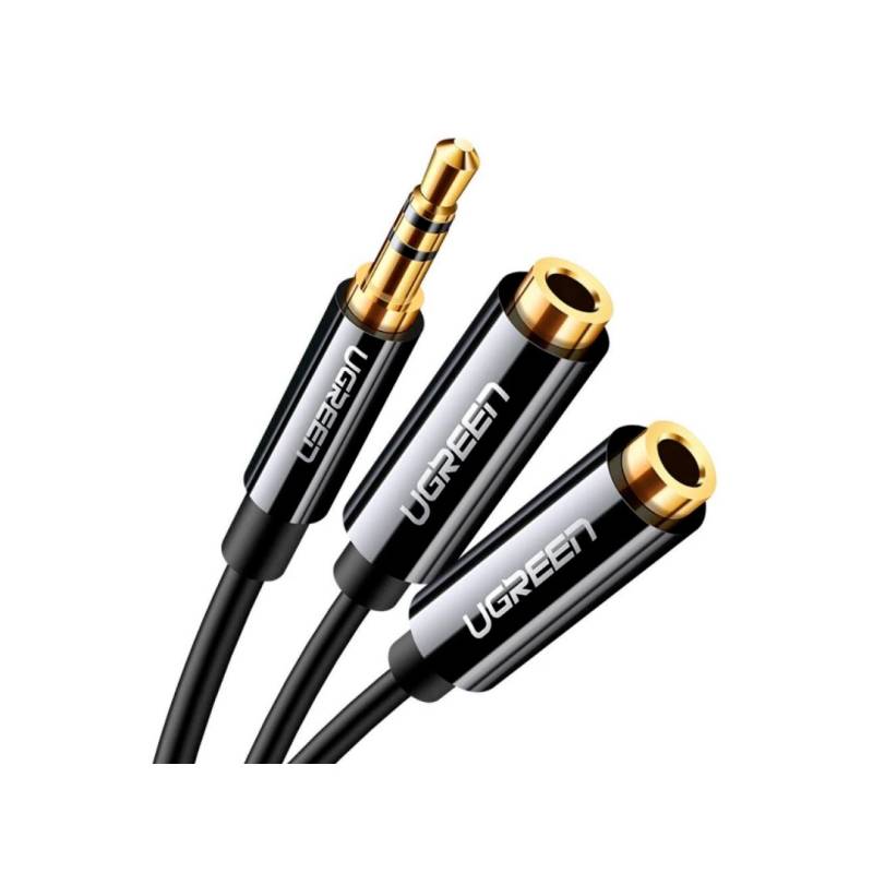 Adaptador Ugreen Audio 3,5 Macho A 2 3,5 Hembra