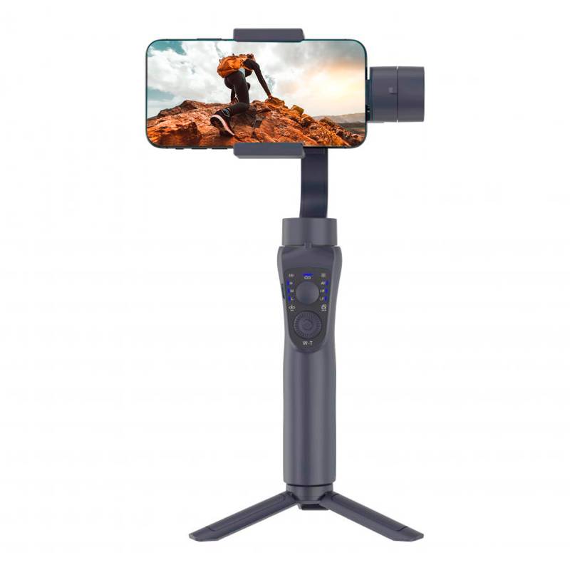 Gimbal Jx Robot S5B 3 Ejes Bluetooth Para Smartphone Y Gopro Con Trípode