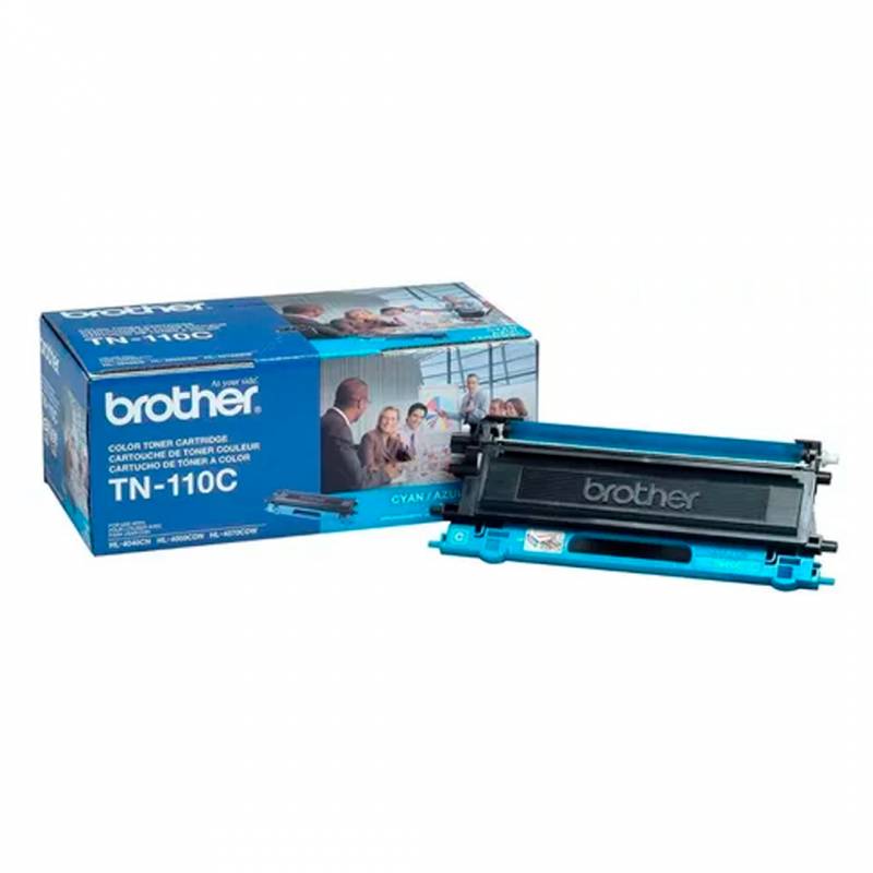 Toner Brother Original Tn110C Cyan. Rendimiento 1.500 Copias.