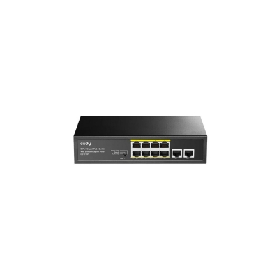 Switch Cudy Poe De 8 Puertos Gigabit +2 Up Link