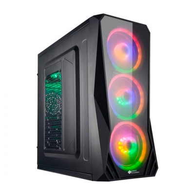 Gabinete Gamer Hsi Shot-Fa-3148 Atx Rgb.