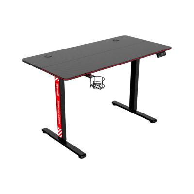 Escritorio Gaming Arena 60 De-10 Marvo Altura Regulable Rgb Negro/Rojo