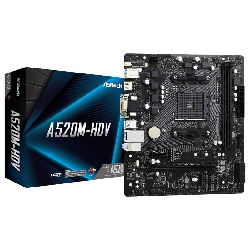 Motherboard A520M-Hdv 90-Mxbe50-A0Uayz Asrock
