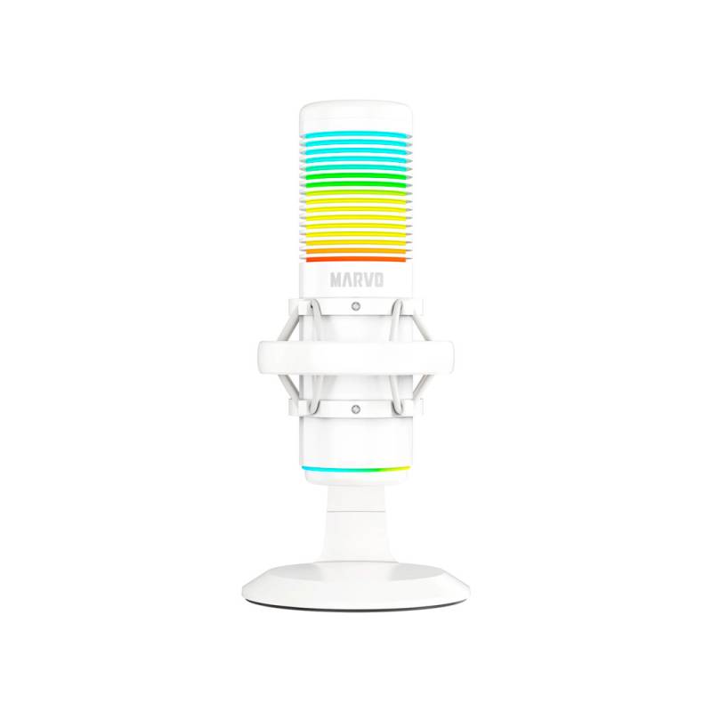 Micrófono Gaming Marvo Mic-07 Omnidireccional Con Iluminación