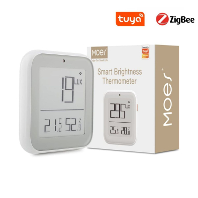 Sensor Inteligente De Temperatura, Humedad Y Luz Zss-X-Thl-C-Ms Moes