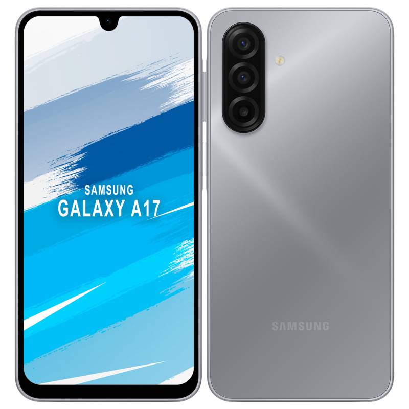 Smartphone Samsung Galaxy A17 128Gb 4Gb Ram 6,7 Super Amoled 4G Gris (Sm-A175F/Ds)