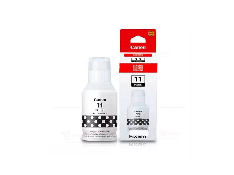 Botella De Tinta Canon Gi11Bk Negro 70Ml.